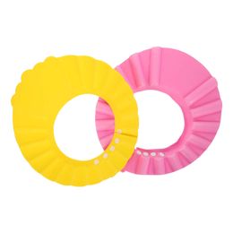 3PCS 2 Pcs Baby Shampoo Cap Kids Shower Hat Toddler Hair Washing Shield Tab Water Proof