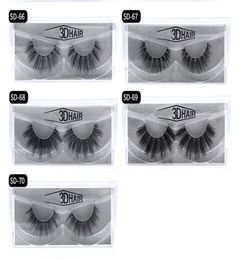 Multiple styles Selling 100 Real Siberian 3D Mink Full Strip False Eyelash Long Individual Eyelashes Mink Lashes Extension5877353