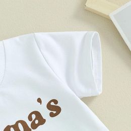 Clothing Sets Toddler Baby Girl Boy Summer Outfits Short Sleeve Letter Print T Shirt Shorts 2Pcs Cute Clothes