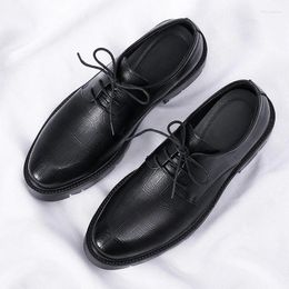 Casual Shoes Male Comfortable Business Oxfords Shoe Leather Classic Men For Wedding 2024 Arrival Club