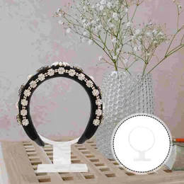Jewellery Pouches Acrylic Hair-hoop Display Rack Head-hoop Headband Showing Stand