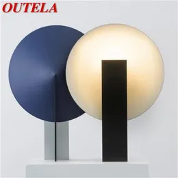 Table Lamps OUTELA Contemporary Simple Lamp LED Colorful Desk Lighting For Home Bedroom Decoration Living Room