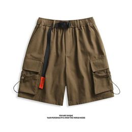 Men's Shorts Mens Straight Loose Multiple Pockets Cargo Shorts J240522