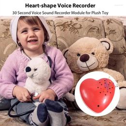 Decorative Figurines Recordable Voice Module Kids Box For Speaking With Heart Design 30 Seconds Sound Stuffed Animal Doll