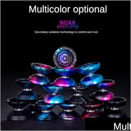 Yoyo Professional Magic Metal With 10 Ball Bearing Alloy Aluminium High Speed Unresponsive Yo Classic Toys For Kids 240116 Drop Deliver Ot5Sn