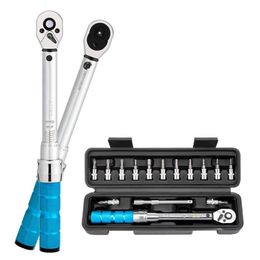 Tools Bicycle Torque Wrench Set 1/4 Inch 224Nm Ratchet Wrench Adjustable Hexagonal PH1 PH2 Wrench For Cycling Bicycle Repair Tool Fjsss