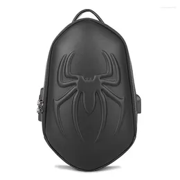 Backpack Fashion Anti-theft Men Sling Chest Shoulder Bag Travel Crossbody With USB Charging Port Mochila Femenina