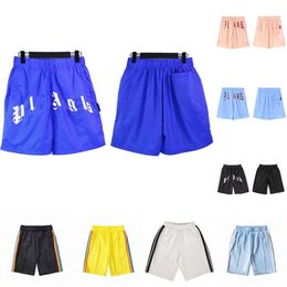 2024 mens palms shorts womens designers short pants letter printing strip webbing casual five-point clothes summer Beach clothing d76 c04