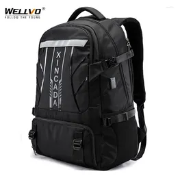 Backpack Waterproof Outdoor Mountaineering Large Capacity Hiking Travelling Bag For Male Multifunction Business Trip Bags XA69C