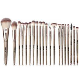 20pcs MAANGE Professional Makeup Brushes Kit Cosmetic Powder Blush Brow Lip Eye Shadow Foundation Brush Make Up Full Set Tools 240524