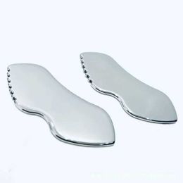 Face Massager Stainless steel scraper for facial massage melon sand tool enhancing anti-aging skin tightening and cooling metal contours reducing sagging Q240523