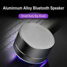 Portable Speakers Aluminum Alloy Wireless Bluetooth Speaker Mini Portable Outdoor Cannon Subwoofer Music Speaker Suitable for Mobile TF Card PC A10 S2452402
