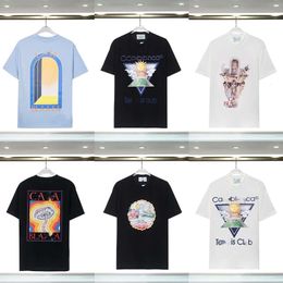 Luxury Men's T-Shirts New Sportswear Luxurious Short Sleeve Tshirt Letter Print Personalized Round Neck T Shirt Complete Size Range