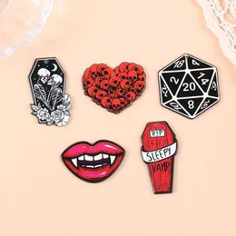 Charms Acrylic Charm Mouth Black Coffin Earrings Heart Skull Pendant Jewellery Terrifying Halloween Day Accessories