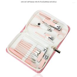 Nail Art Kits Stainless Steel Manicure Pedicure Kit Professional Foot Care18 Pcs Set Clipper Household Salon Tools