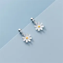 Stud Earrings Cute Small Daisy Flowers For Women Girls Korean Sweet 2024 Fashion Wedding Engagement Jewelry