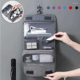 Storage Bags Waterproof Foldable Large Capacity Cosmetic Bag Hanging Toiletry Organiser Travel Beauty Makeup Handbags For Women Men