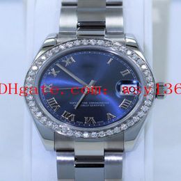 Luxury High Quality Datejust Stainless steel 178240 Perpetual Diamond Bezel Blue Dial Ladies Automatic Movement Fashion Womens Watches 2991