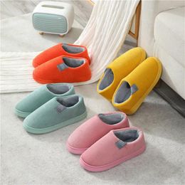 Slippers 2024 Women Indoor Warm Plush Home Slipper Anti Slip Autumn Winter Shoes House Floor Soft Slient Slides For Bedroom