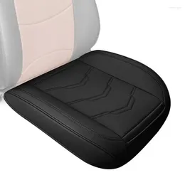 Car Seat Covers Front Bottom Cushion Vehicle Leather Cusion Pads Universal Accessories For Minivan Racing