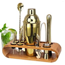 Bar Products Cocktail Shaker Making Set 16pcs Bartender Kit For Mixer Wine Martini Stainless Steel Bars Tool Home Drink Party Accessories