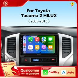 Car dvd Radio Multimedia Player for Toyota Tacoma 2 N200 Hilux 2005-2013 Wireless Carplay Android Auto Car Stereo GPS DSP