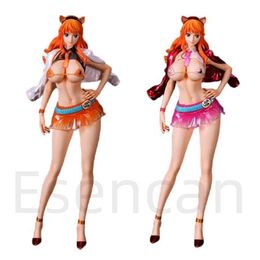 Action Toy Figures 34CM One Piece Baseball resonance Nami vivi Girl Figure PVC Action Anime Model Toys Collection Adult Dolls Christmas Gift T240521