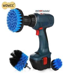 3pcs Power Scrub Drill Brush Clean Brush Bathroom Surfaces Tub Shower Tile and Grout All Purpose Power Scrubber Cleaning Kit9334460