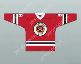 Custom REILLY 68 LETTERKENNY IRISH RED ALTERNATE HOCKEY JERSEY Top Stitched S-M-L-XL-XXL-3XL-4XL-5XL-6XL