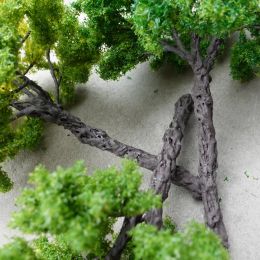 30cm Boutique Model Tree Banyan Tree Model Hot Selling G Scale Model Green Wire Tree Field Military Sand Table Layout Material
