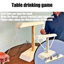 Drinking Game Toy Wooden Ring Toss Game Toss Hook Board games montessori toy games kids toys for children adult Party Home Game