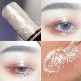 Diamond Shining Liquid Eyeliner Pearlescent Glitter Highlight Eye Shadow Monochrome Lasting Makeup Cosmetics 240523