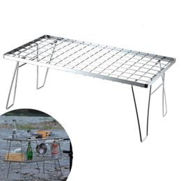 Portable Folding Table Leather Mat Bag Camping BBQ Table Multi-purpose Picnic Barbecue Table Mat Bag 240524