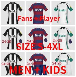 24 25 TONALI BRUNO G. Soccer Jerseys ISAK NUFC GORDON NEW CASTLE WILSON JOELINTON TRIPPIER ALMIRON GORDON BURN 2024 2025 Football Shirt MURPHY Men Kids kit uniforms