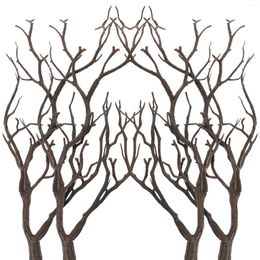 Decorative Flowers Artificial Plastic Dried Antlers Tree Branches Plant Twigs Dark Witch DIY Headband Accessories Wedding Party Xmas Decor