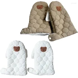 Stroller Parts Baby Hand Warmers Cozy & Insulated Bear Gloves For Outdoor Adventures