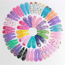 Hair Accessories Hair Accessories 20 pieces/batch of hair accessories candy Coloured drop hair clips princess bucket Korean hair clips cartoon WX5.22634