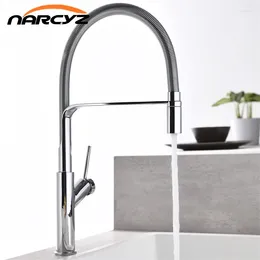 Kitchen Faucets Faucet 360 Swivel Solid Brass Tap Single Handle Mixer Sink Chrome And Cold Rubinetto Cucina XT-228