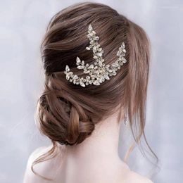 Hair Clips Trendy Crystal Handmade Comb Rhinestone Headband Tiara For Women Party Bridal Wedding Accessories Jewelry