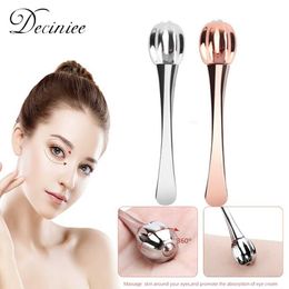 Face Massager Pumpkin Spoon shaped Rotating Eye Cream Application Anti wrinkle Eye Massager Stick Relieve Fatigue Facial Skin Care Q240523