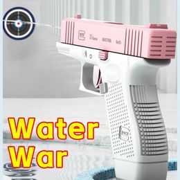 Sand Play Water Fun Gun Toys New Summer Energy Free Water Gun Toy Explosion High Voltage Strong Charging Water Automatic Spray Childrens Toys WX5.22