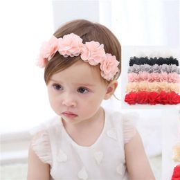 Headband Flower Bows Toddler Bands for Girls Kids Headbands Turban Newborn Haarband Baby Hair Accessories L2405