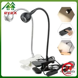 Table Lamps USB Power LED Desk Lamp Flexible Study Reading Book Lights Eye With Clip For Home Bedroom Lighting