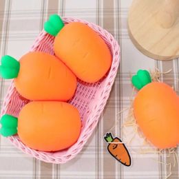 Decompression Toy Sensor Toy Carrot Fidget Toy Carrot Fidget Toy Fake Food Vent Ball Kawaii Food Carrot Shape Pinch Music Office Workers S2452