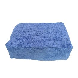5-Pack Blue Car Care Premium Microfiber Applicator Sponge, Cloth, Microfiber Hand Wax Polishing Detail Pad