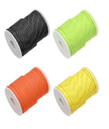 Outdoor Gadgets Military Paracord 100M 50M 7 Strand 4mm Parachute Cord Camping Accessories Survival Equipment DIY Bracelet Tent Ro7090036