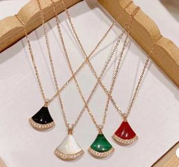 Midrange Charm and Brilliant Jewelry Bulgarly limited necklace Small Skirt Necklace Female Rose Gold White High have Original logo