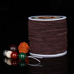 New 1.0mm 20yards High-Elastic Round Elastic Band Rubber Band Elastic Cord Diy Sewing Crafts