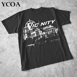 Men's T-Shirts Oversized T-Shirt Men Tees Y2k Top Short Sleeve Hip Hop Cotton Summer Graphic Streetwear 90s Harajuku Aesthetic Vintage Clothing J240522