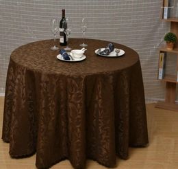 Table Cloth Nordic Style Fashionable Large Round ShapeTablecloth Solid Colour Cotton And Linen Dining
